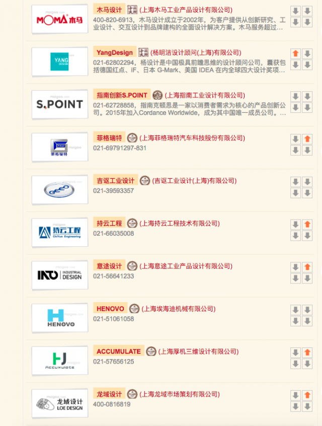 中國上海工業(yè)設計公司排名前十強清單