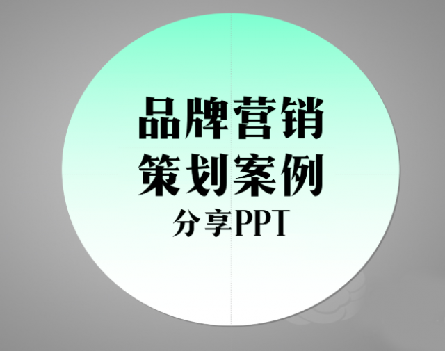 品牌策劃全套案例ppt[品牌策劃方案ppt]：